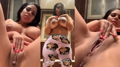 Brunette Whore Kesha Ortega Rides A Fat Dildo & Cums Hard!