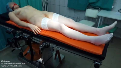 The examination of a mature woman in doctor’s office